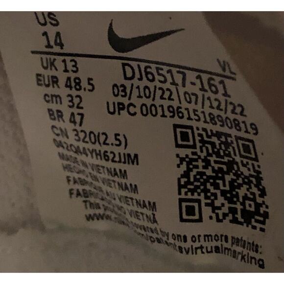 Size 14 Mens - Nike Alpha Huarache NXT Playoff Pack DJ6517-161 main image 3